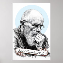 Saint Maximilian Kolbe Poster