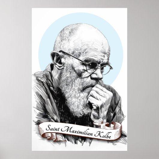 Saint Maximilian Kolbe Poster (Voorkant)