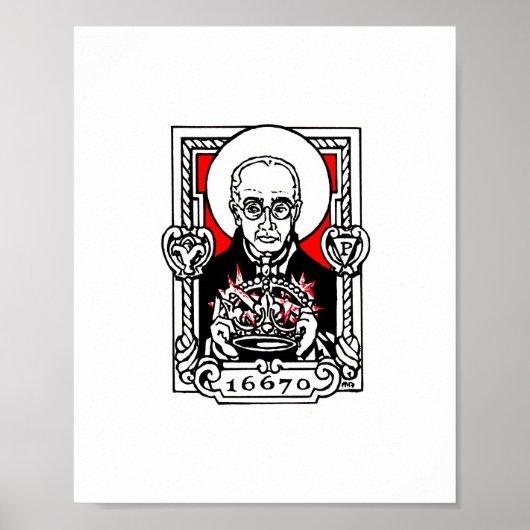 Saint Maximilian Kolbe Poster (Voorkant)