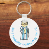 Saint Maximilian Kolbe Sleutelhanger (Voorkant)