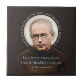 Saint Maximillian Kolbe Tegeltje (Voorkant)