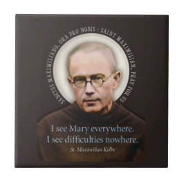 Saint Maximillian Kolbe Tegeltje
