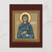 Saint Melania Prayer Card Briefkaart (Voorkant)