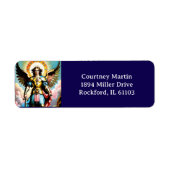 Saint Michael Adress Label (Voorkant)