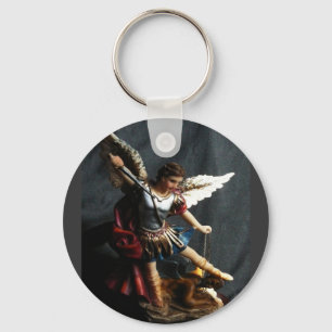 Saint Michael Angel sleutelhanger