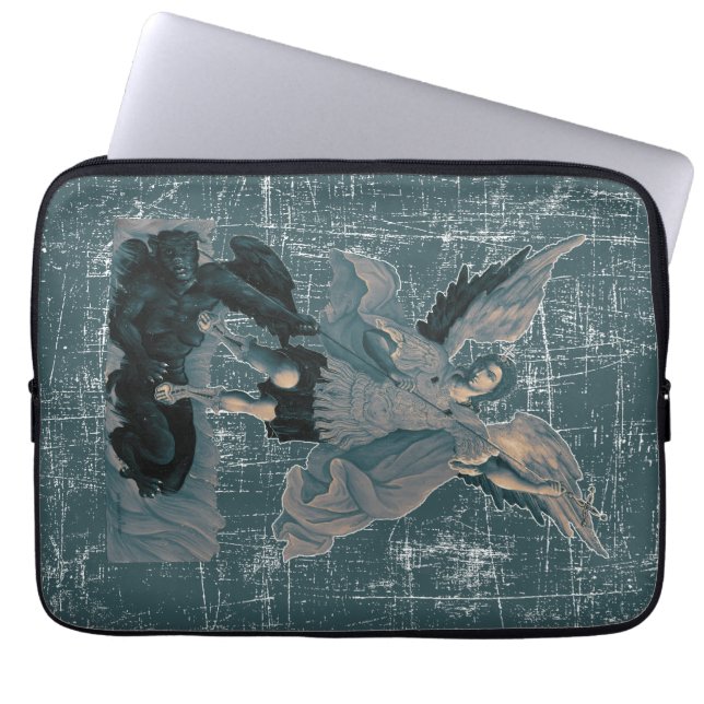 Saint Michael Archangel 2 Laptop Sleeve (Voorkant)