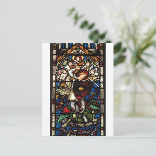 SAINT MICHAEL ARCHANGEL BRIEFKAART (Staand voorkant)