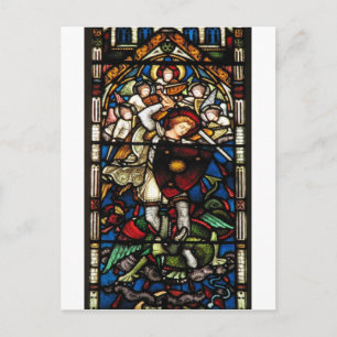 SAINT MICHAEL ARCHANGEL BRIEFKAART