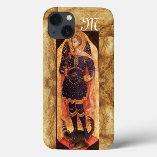 SAINT MICHAEL ARCHANGEL MET DRAGON-monogram Case-Mate iPhone Case (Achterkant)