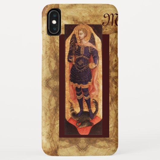 SAINT MICHAEL ARCHANGEL MET DRAGON-monogram Case-Mate iPhone Case (Achterkant)
