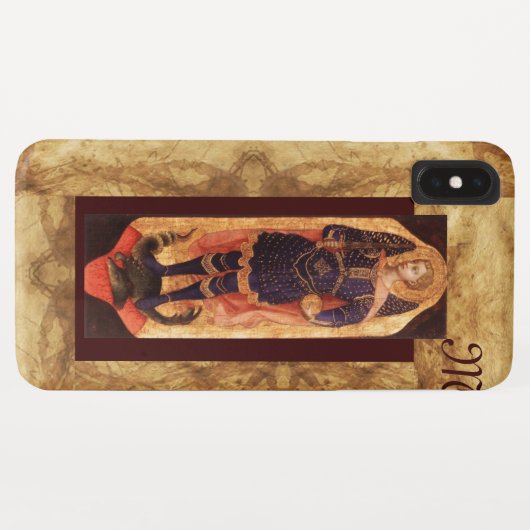 SAINT MICHAEL ARCHANGEL MET DRAGON-monogram Case-Mate iPhone Case (Achterkant (horizontaal))