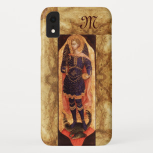SAINT MICHAEL ARCHANGEL MET DRAGON-monogram Case-Mate iPhone Case