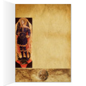 SAINT MICHAEL ARCHANGEL MET DRAGON Prayer (Binnen (Rechts))