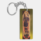 SAINT MICHAEL ARCHANGEL MET DRAGON SLEUTELHANGER (Voorkant Links)