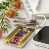 SAINT MICHAEL ARCHANGEL MET DRAGON SLEUTELHANGER (Voorkant Rechts)