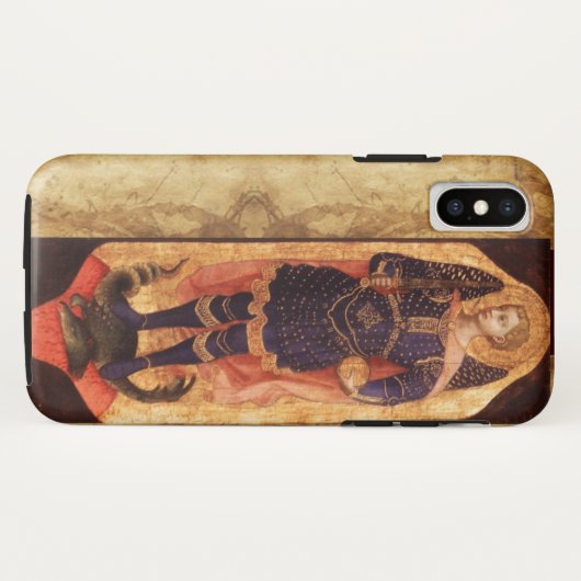SAINT MICHAEL ARCHANGEL MET HET DRAGON OUDE PARCHM Case-Mate iPhone CASE (Achterkant (horizontaal))