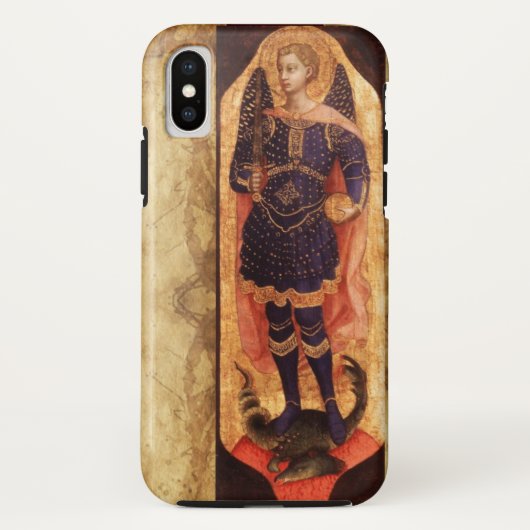 SAINT MICHAEL ARCHANGEL MET HET DRAGON OUDE PARCHM Case-Mate iPhone CASE (Achterkant)