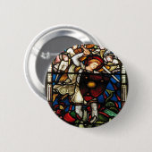 SAINT MICHAEL ARCHANGEL RONDE BUTTON 5,7 CM (Voorkant /achterkant)