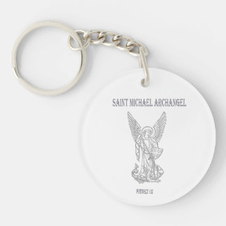 Saint Michael Archangel Sleutelhanger