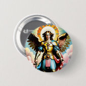Saint Michael Badge Button (Voorkant /achterkant)
