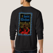 Saint Michael beschermt ons Sweatshirt (Achterkant)