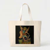 Saint Michael Blessing Canvas tas (Voorkant)