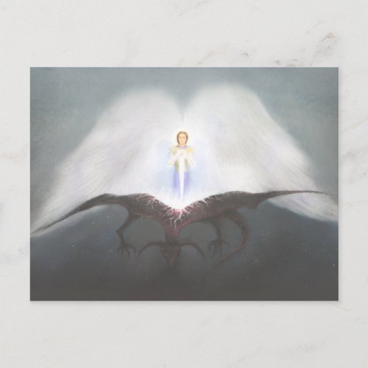 Saint Michael Briefkaart (Voorkant)