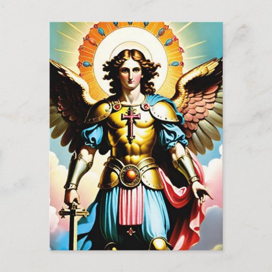 Saint Michael Briefkaart (Voorkant)