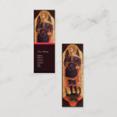 SAINT MICHAEL DE ARCHANGEL MET DRAGON MINI VISITEKAARTJE (Voorkant / Achterkant)