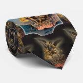 Saint Michael de Archangel Necktie Stropdas (Opgerold)