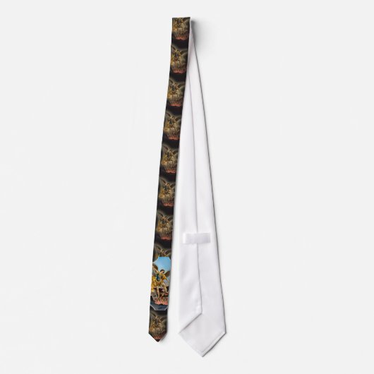 Saint Michael de Archangel Necktie Stropdas (Achterkant)