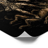 Saint Michael Defend Us In Battle Archangel Christ Poster (Hoek)