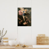 Saint Michael door Giordano Poster (Keuken)