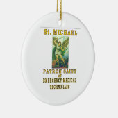 SAINT MICHAEL EMT KERAMISCH ORNAMENT (Rechts)