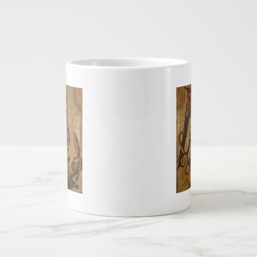 Saint Michael en de Dragon Grote Koffiekop (Voorkant)