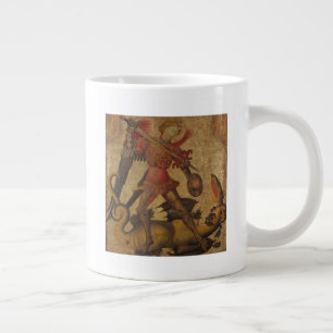 Saint Michael en de Dragon Grote Koffiekop