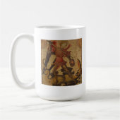Saint Michael en de Dragon Koffiemok (Links)