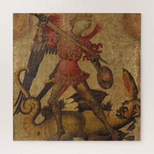 Saint Michael en de Dragon Legpuzzel