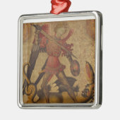 Saint Michael en de Dragon Metalen Ornament (Links)