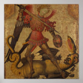 Saint Michael en de Dragon Poster (Voorkant)