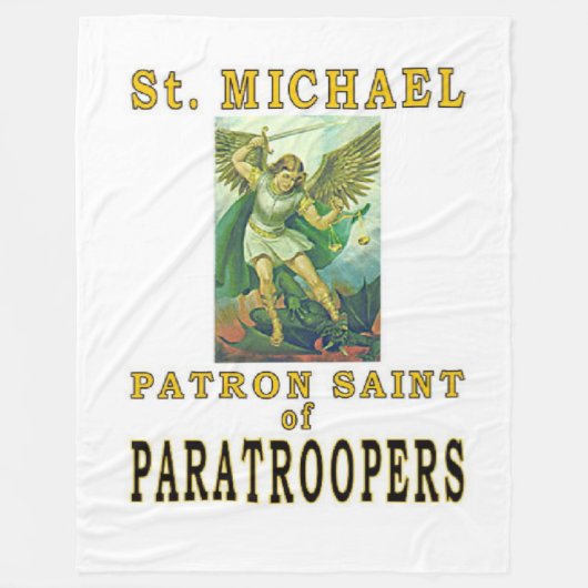 SAINT MICHAEL FLEECE DEKEN (Voorkant)