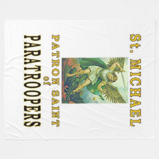 SAINT MICHAEL FLEECE DEKEN (Voorkant (Horizontaal))