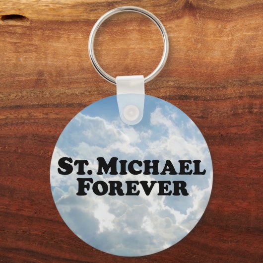 Saint Michael Forever - Basic Sleutelhanger (Voorkant)