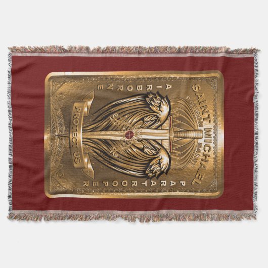 Saint Michael Patron Saint-Paratroopers  Deken (Voorkant)