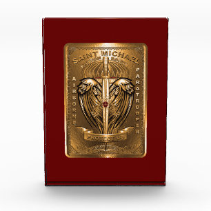 Saint Michael Patron Saint-Paratroopers  Fotoblokken