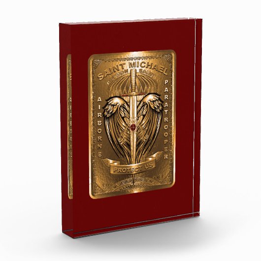 Saint Michael Patron Saint-Paratroopers  Fotoblokken (Links)
