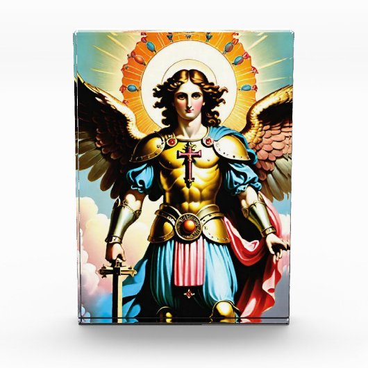 Saint Michael Photo Block, katholiek Fotoblokken (Voorkant)