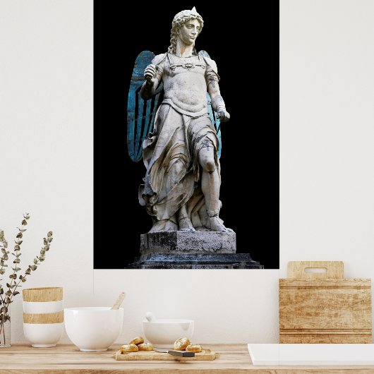 Saint Michael Poster (Keuken)