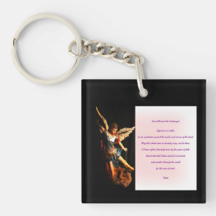 Saint Michael Prayer Sleutelhanger