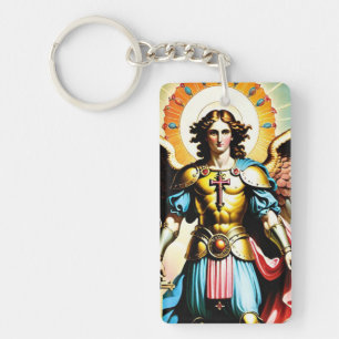 Saint Michael Sleutelhanger
